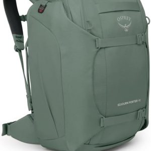 Osprey Sojourn Porter 46L Travel Backpack – Carry-On Compliant Luggage with StraightJacket Compression and Padded Laptop Sleeve – Durable Pack for International or Urban Travel, Koseret Green