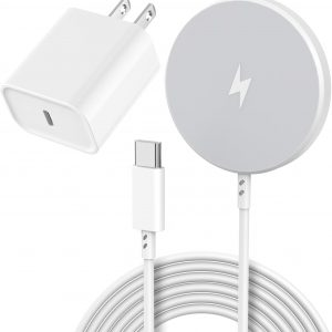 [Apple MFi Certified]Magnetic Wireless Charger Apple Mag Safe Charger,15W 6FT Fast Wireless Charging Pad for Apple iPhone 16 Pro Max/16 Pro/16 Plus/15 Pro Max/14/13/12/AirPods3/2/Pro/Pro2,Charging Pad