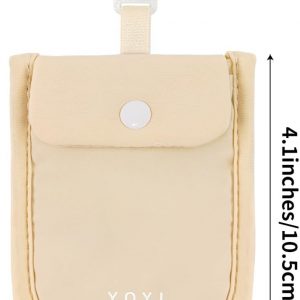 YOYI YOYI RFID Undercover Bra Wallet,Hidden Travel Pouch,Secret Stash Pocket – Credit Cards & Money & Valuables with Adjustable,Elastic Strap Suitable for All Bra Sizes