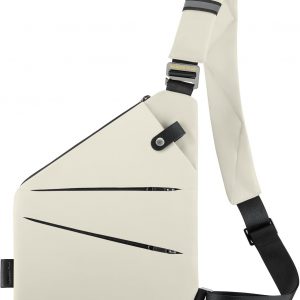 WANDER PLUS® Anti Theft Crossbody Travel Bag for Women Men, Multi-Pocket Crossbody Bag, Slim Sling Bag with Adjustable Strap