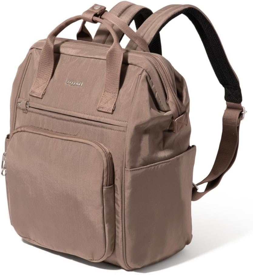 Baggallini Securtex Anti-Theft Windsor Backpack for Travel, Work & College, RFID & Locking Zipper, Up to 16" Laptop - Image 6