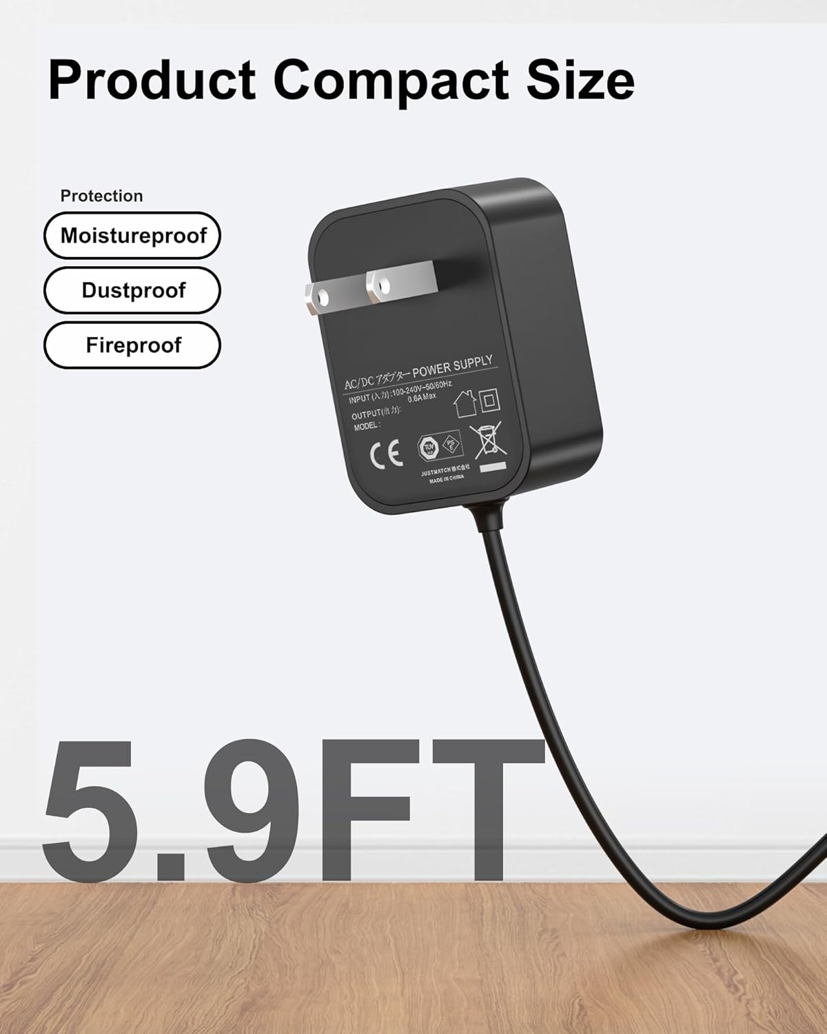 Charger for Ninja Blast Max Portable Blender, Charging Cord Compatible with Ninja Blast Max BC251 Portable Blender, Personal Smoothies, BC251 - Image 6