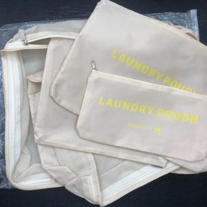 6 Pcs Packing Cubes, Multi-functional Clothing Sorting Packages, Travel Carry On Luggage Organizers Storage Bags, Travel Packing Compression Pouches (Beige)