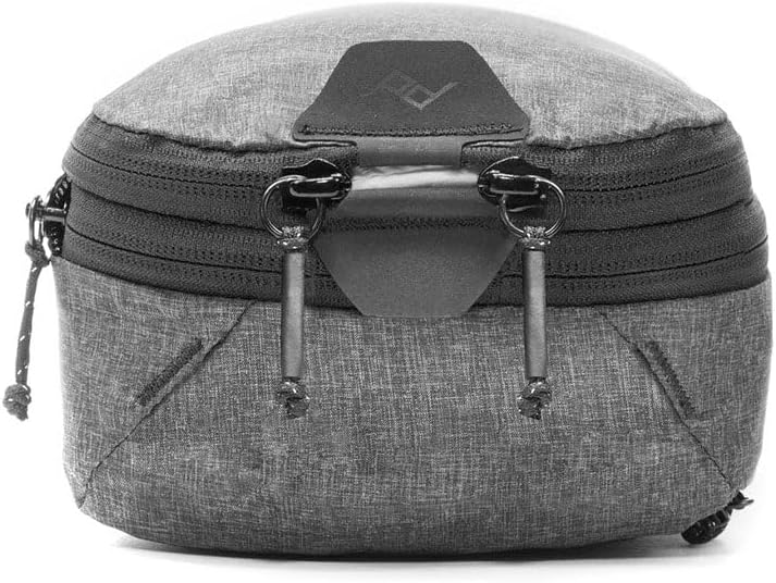 Peak Design Packing Cube, Charcoal, Weatherproof Luggage Cube with Dual Compartment Organization, Expansion and Compression, Zipper Opening, Travel Organizer for Men and Women, Size S - Image 3
