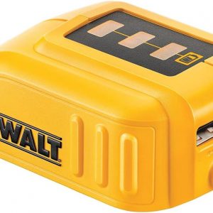 DEWALT 12V/20V MAX USB Charger with 2 Ports and State of Charge Indicator(DCB090)