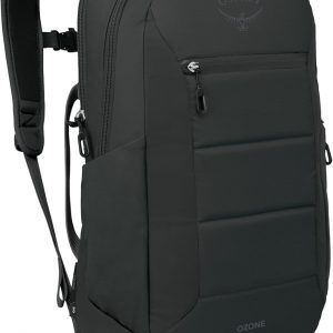 Osprey Ozone Laptop Backpack with Ventilated AirScape™ Backpanel – Lightweight Travel Backpack with 16” Laptop Sleeve – Carry-On Compatible Travel Bag for Men and Women, Black