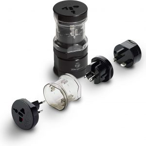 Targus Universal Travel Adapter, International Plug Adapter, Travel Worldwide Power Adapters for Europe, UK, Asia, Africa, LAC, MENA, & USA, Travel Plug Adapter and Voltage Converter (APK01US1)
