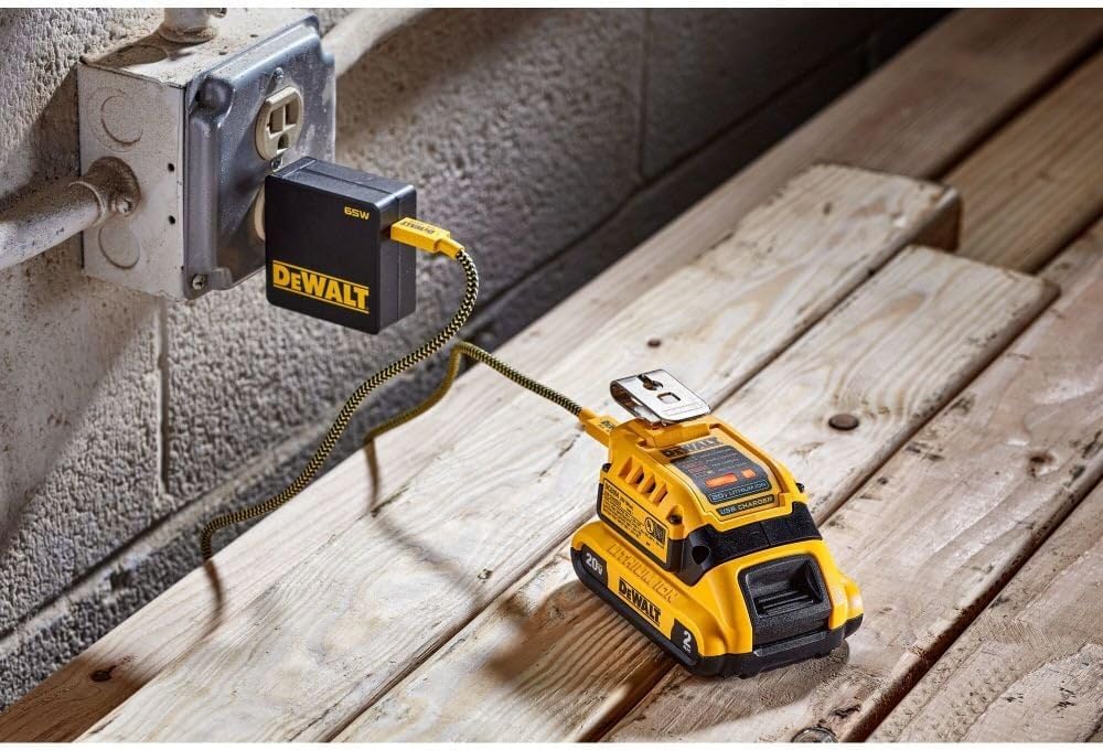 DEWALT Battery Charger and USB Wall Charging Kit (DCB094K) - Image 3