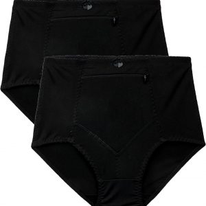 Barbra Lingerie Women’s Travel Pocket Underwear Girdle Brief Panties S-5XL