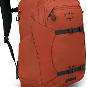 Osprey Proxima 30L Campus Laptop Backpack – Organized Everyday Pack with Tech Storage, Water Bottle Pockets, and Comfortable Carry – Perfect for School, Commute, and Travel, Firestarter Orange