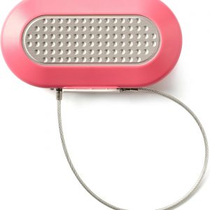Master Lock Pink Portable Small Lock Box, Set Your Own Lock Combination Portable Safe, Personal Travel Safe for Phone, Passport, Money, 5900DPNK