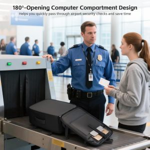 RealCool Travel Backpack for Women Men – Gift for Travelers, Students & Professionals, 15.6 Inch Laptop Carry On Backpack, TSA Flight Approved, College School Business Weekender Daypack-Black