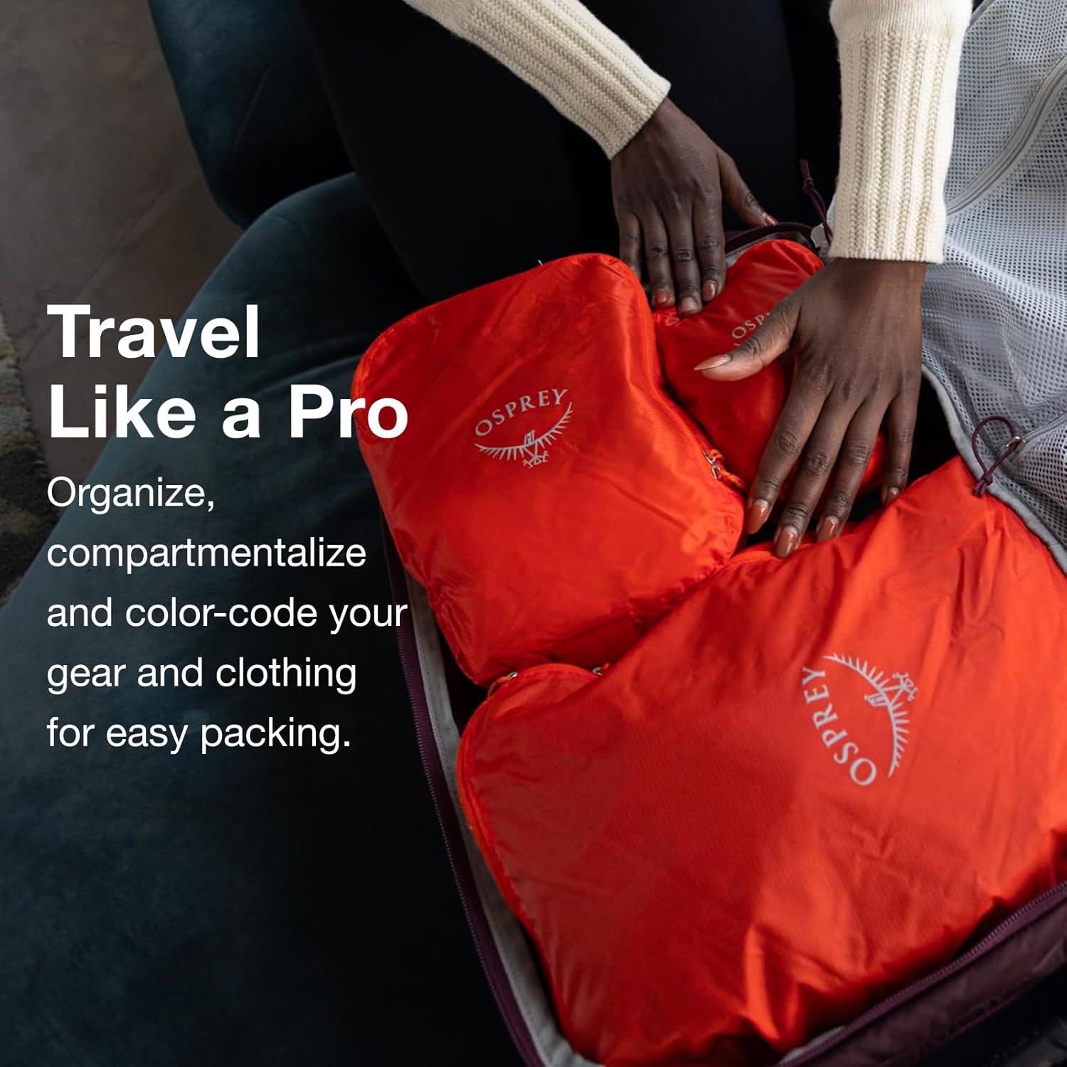 Osprey Ultralight Travel Packing Cube, Limon, Small - Image 3