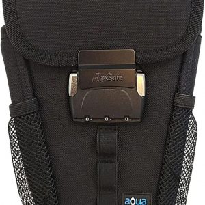 AquaVault Portable Travel Safe – Classic Anti-Theft, Nylon Cut-Resistant Lockbox for Beach, Pool, Hotel, and Outdoors (Black, Classic)