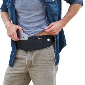 The Belt of Orion Running Belt & Slim Fanny Pack for Men & Women Anti-theft Passport Holder & Money Belt For Travel – Comfortable Phone Holder For Running, Hiking, & at the GYM – Travel 9″x4″