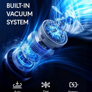 Dinictis Vacuum Seal Travel Backpack 60L Built-in Pump, Expandable Backpack with Vacuum Compression Fits 17 inch Laptop, Water Resistant Carry On Suitcase Luggage for Short Trip and Business-Beige