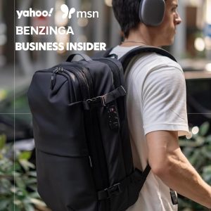 Vortex Vacuum Seal Travel Backpack 60L Expandable Air Compression System Water Resistant TSA Lock Carry-On Suitcase Luggage Black AERO – Vacuum Pump Included