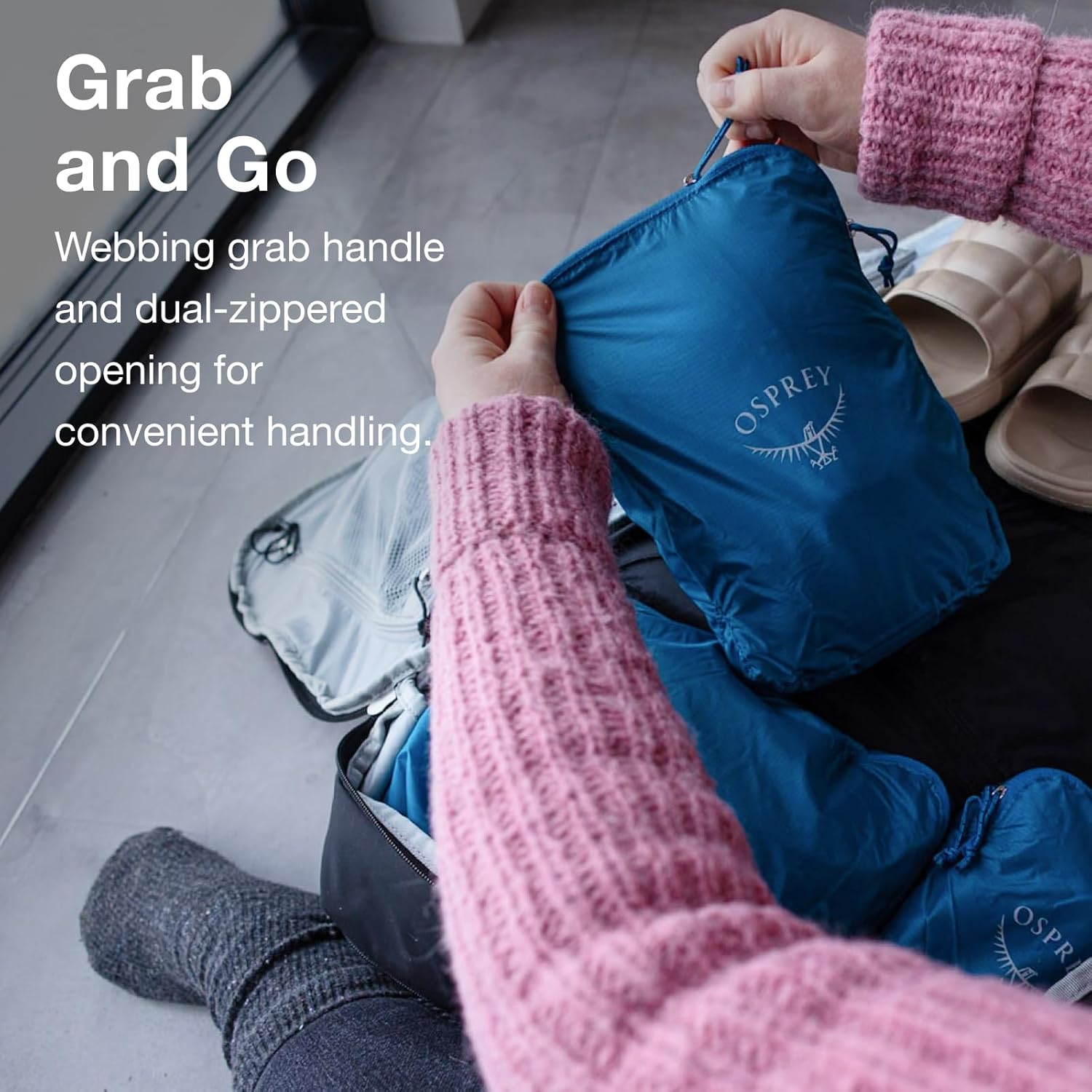 Osprey Ultralight Travel Packing Cube, Limon, Small - Image 4