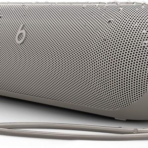 Beats Pill x Kim Kardashian – Wireless Bluetooth Speaker and Portable Charger via USB-C – Up to 24 Hours Battery Life, IP67 Water Resistant, Apple & Android Compatible, Built-in Mic – Light Gray