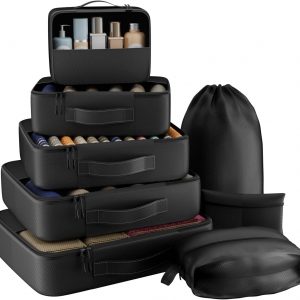 8 Set Packing Cubes for Travel,Luggage Organizers for Travel Accessories