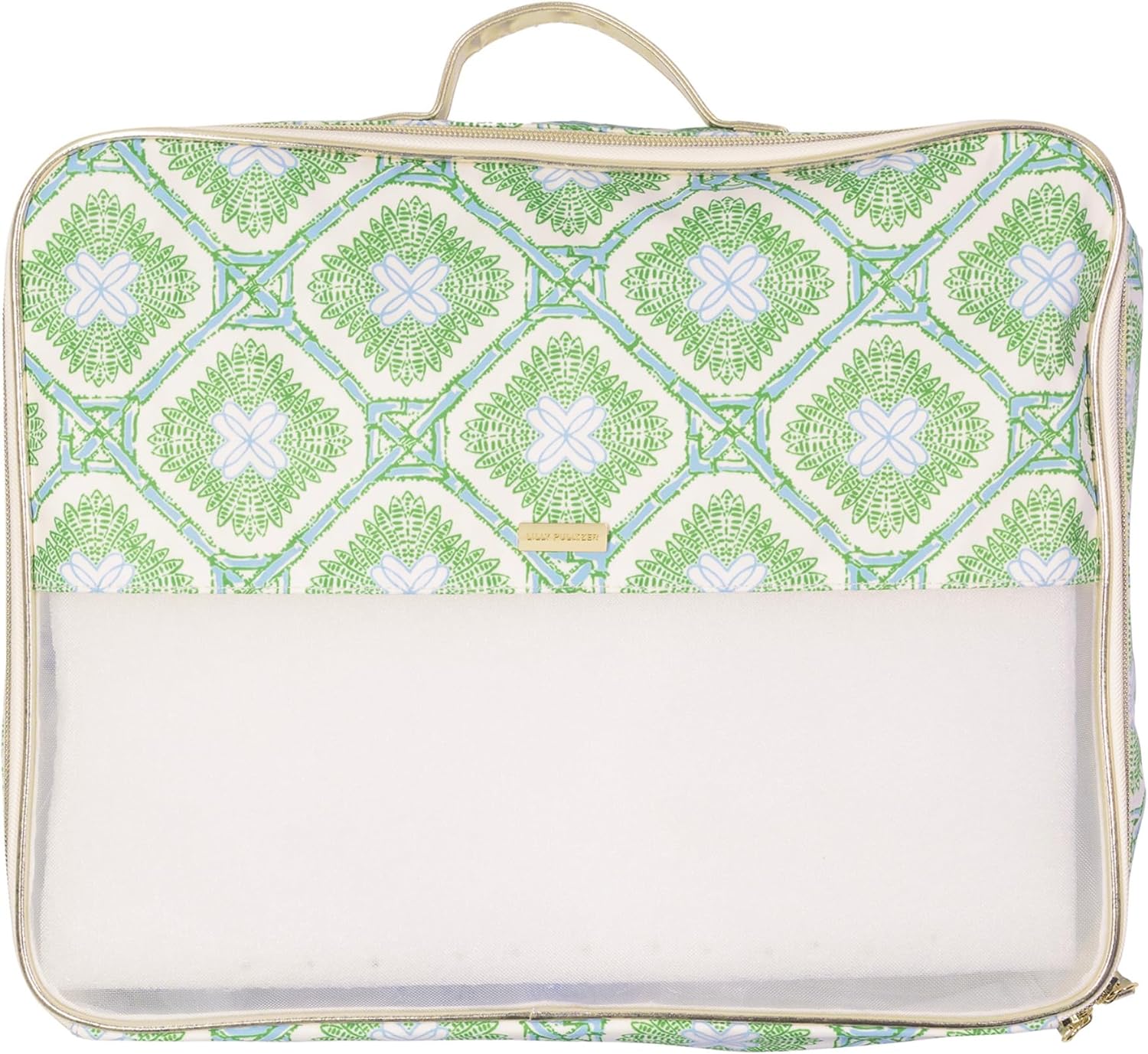 Lilly Pulitzer Packing Cubes Set of 3, Small, Medium & Large Suitcase Organizers, Travel Must Haves for Luggage (Swayin in the Breeze) - Image 4