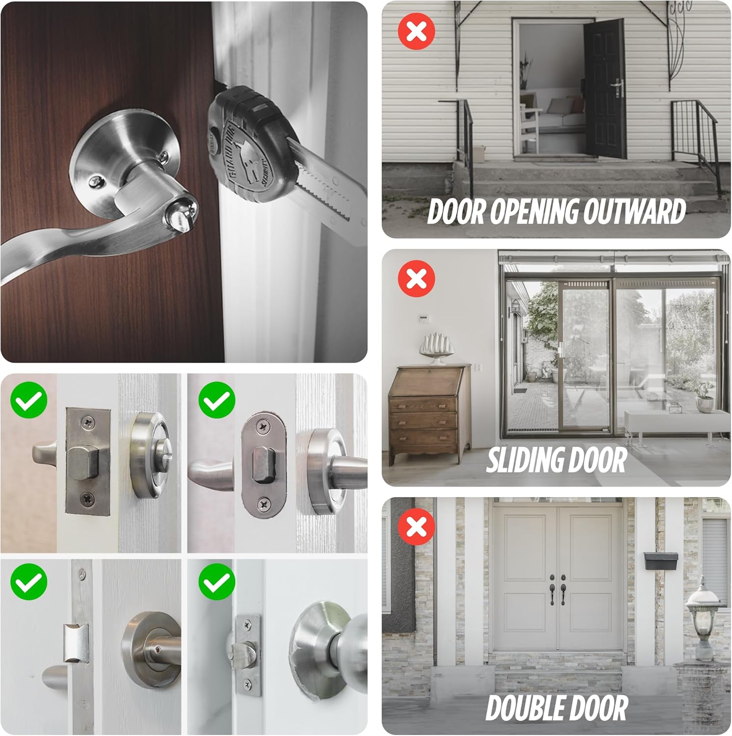 Guard Dog Security Blocklock Portable Door Lock, Hotel Door Locks for Travelers Security, Tough, Durable, Apartment Door Security, Home Security, Travel Essentials, Easy to Use - Image 5