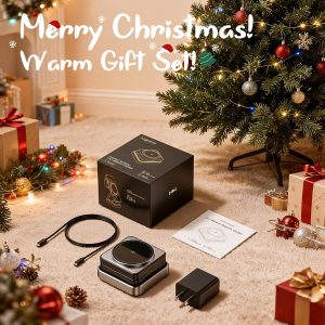 【2026 Upgraded】Wireless Charger 3 in 1, Foldable Wireless Charging Station with Night Light for Apple MagSafe Charger, Travel Magnetic Charger Stand, Nightstand Fast 15W Charging Station (20W Adapter)