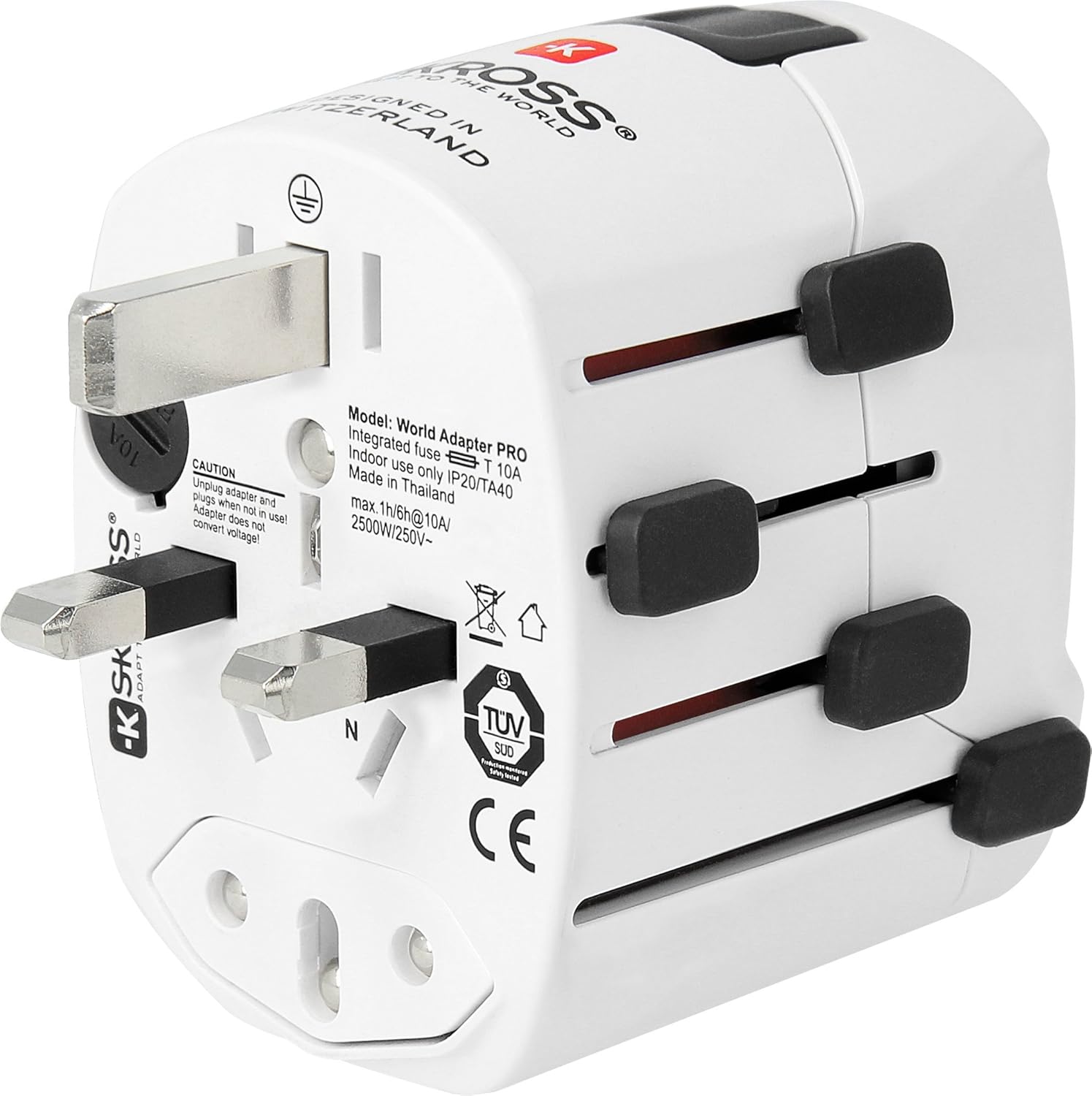 Skross PRO World Travel Adapter With Ground Plugs - Image 8