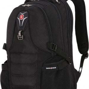 SwissGear 2769 ScanSmart Laptop Backpack, Fits Most 16 Inch Laptops, TSA Friendly, Work, School, Men’s and Women’s, Black