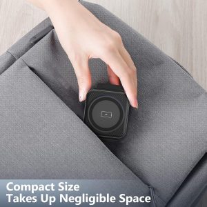 Travel Charger for Samsung Multi Devices, Foldable 3 in 1 Wireless Charging Station Fast Charging Stand/Pad Compatible for Samsung Galaxy S25/S24/S23/Note20 GalaxyWatch8/7/6 Galaxy Buds4