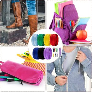 Nylon Invisible Zipper for Sewing, Multicolor, Multi-Pack, #3 Size, 7-18 Inch Length, Crafts and Tailoring (Grey, 9 Inches)