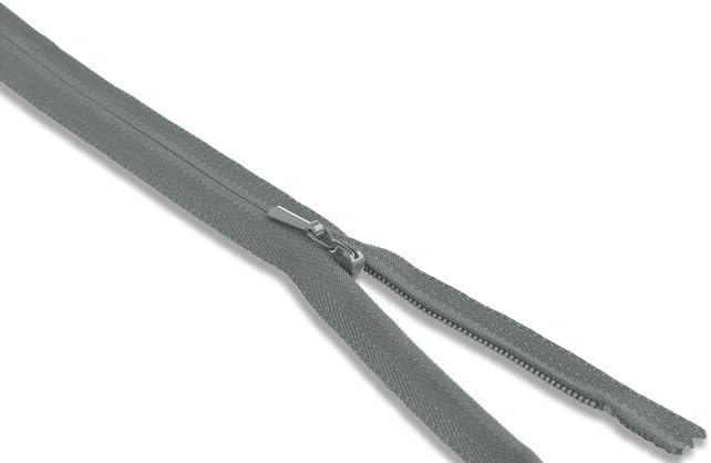 30 inch Invisible Nylon Zipper Non-Separating – Ideal for Pants, Skirts, Dresses & Upholstery (Dark Grey) - Image 2