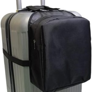 Over Luggage Organizer Bag Add on Storage Pocket Expandable Hanging Pouch for Hardside Carry-On Luggage Hardshell Suitcase With Wheels Softside Rolling Luggage with Spinner Wheels