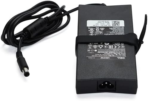 Dell 130W AC Power Adapter, 7.4mm Connector, 1m Power Cord, LED Light Ring, North America Compatible - Image 3