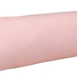 evoLive 100% Rayon Derived from Bamboo Cooling Breathable Body Pillow Cover/Pillowcases 21×54 inches with Hidden Zipper Closure (Pink, 21“X54“ Body Pillow Cover)