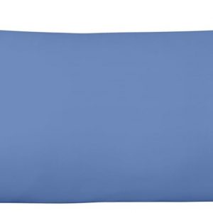 Comfort Beddings Body Pillowcase, 100% Organic Cotton 600 Thread Count Sateen, Soft Cooling Medium Blue 1-Pack, Hidden Zipper Closure, Hotel Quality, Fade & Shrink Resistant, 20 x 60 Inches