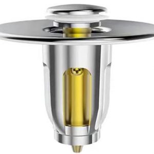 Universal Bathroom Sink Stopper Pop Up, Sink Drain Plug Bathroom Stainless Steel Sink Drain Filter Sink Drain Plug for Bathroom Kitchen