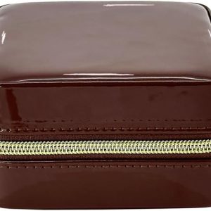 Pearl Travel Jewelry Case (Brown)