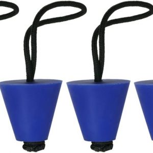 Lixada Best Universal Kayak Scupper Plug Kit Kayak Scupper Plug Kit Canoe Drain Holes Stopper Bung – 4/6/8 Packs