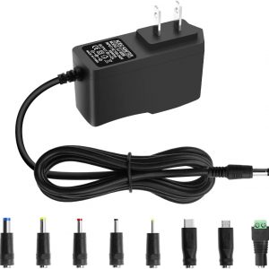 5V 2A 10W DC Power Supply Adapter AC/DC Wall Plug Charger AC 100V-240V to D C 5 Volt 2Amp 1A 1.5A Replacement Power Cord USB Type C for Security Camera Baby Monitor Scanner TV Box Raspberry