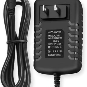 12V DC Power Supply 2A Universal AC Adapter, 100-240 50/60Hz to 12 Volts 2Amp Transformer, DC 12V Power Adapter Cord, 【5.5mm x 2.5mm Barrel Plug】