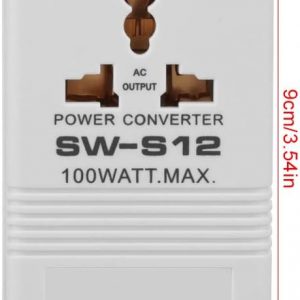 100W Power Converter AC110V/120V to 220V/240V Step-Up&Down Voltage Converter Travel Adapter Transformer