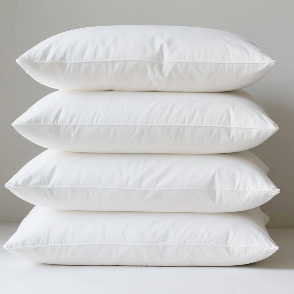 ZIYUHOME Waterproof Pillow Protectors 4 Pack Queen 20x28 Inches with Hidden Zipper Dust Moisture Sweat Proof Pillow Case Cover Protector Soft Comfortable White (4, Queen 20x28 inches) - Image 6