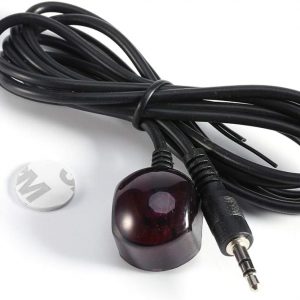 IR Receiver Extender, Universal IR Repeater with 3.5mm Plug, Infrared Remote Emitter for 38 to 56kHz AV Equipment, STB Boxes