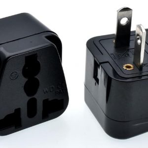 Toptekits Black NEMA 6-20P Universal Plug Adapter110-250V 15A,Universal World to North American US NEMA 6-20P Electrical Plug Adapter Converter