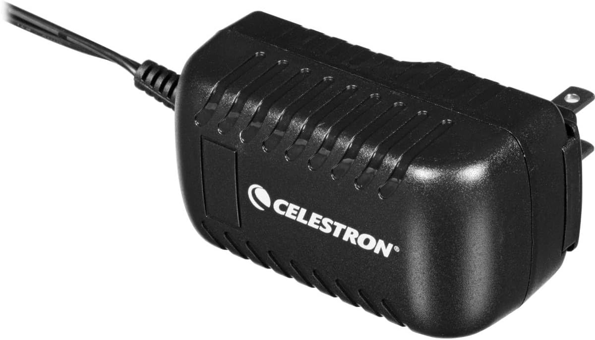 Celestron 18778 2 Amp AC Adapter - Powers Computerised Telescopes, Includes US/UK/EU and AU Adapter Plugs, Black - Image 2