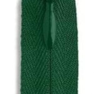 2 pcs 16 inch Green Zipper Invisible Nylon Zipper Non Separating Zippers Crafts 16” for Sewing