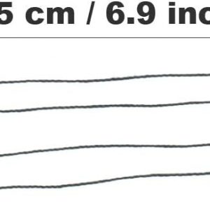 Renashed Hang Tag String Black 7″ 1000Pcs Nylon Snap Lock Pin Loop Fastener Hook Ties Easy and Fast to Attach