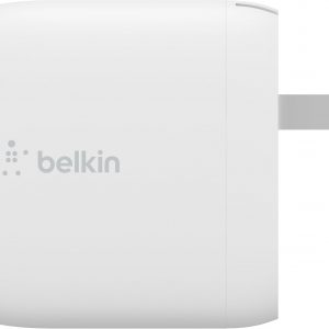 Belkin Dual Port USB Charger Block 24W – iPhone Charger Fast Charging – iPhone 17, Air, Pro, Pro Max, iPad, AirPods, Apple Watch, Samsung Galaxy S25, Nintendo Switch 2 & More – Cable Not Included