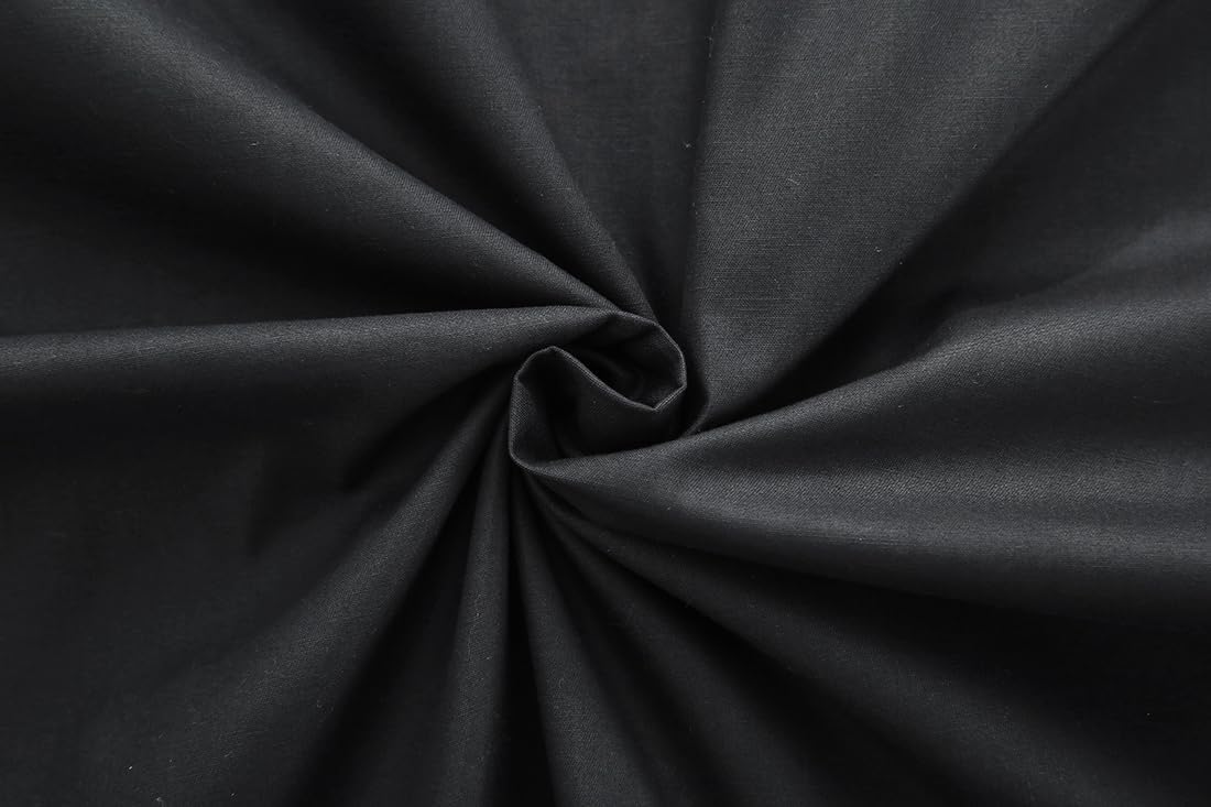 uwkcy King Pillow Cases, 100% Egyptian Cotton Pillowcases with Hidden Zipper, 500 Thread Count, Zippered Pillow Covers,Set of 2 (20x36, Black) - Image 5